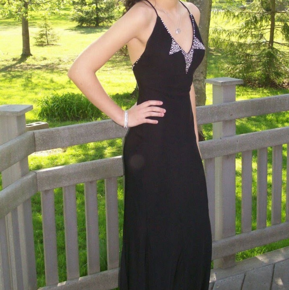 Prom dress black 2